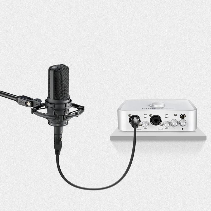 Ugreen Extension Audio Cable Microphone XLR (Female) / XLR (Male) 5m (AV130) black