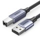 Ugreen Printer Cable USB Type-B (male) / USB 2.0 (male) 480 Mbps 5m (US369 90560)