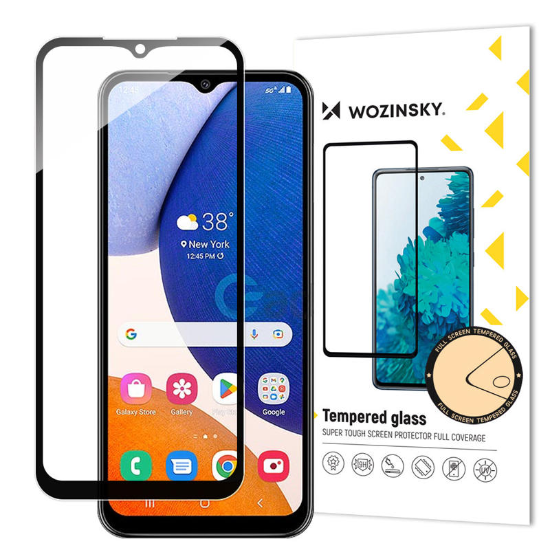 Wozinsky Tempered Glass Full Glue And Coveraged (Samsung Galaxy A14 5G / 4G) black