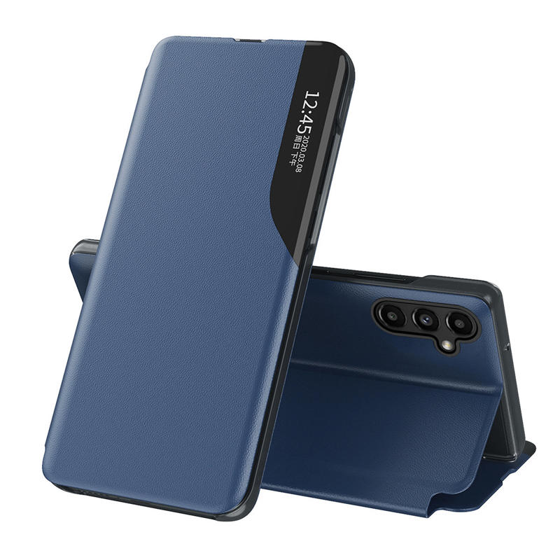 Eco Leather View Elegant Book Case (Samsung Galaxy A14 4G) blue