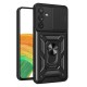 Slide Camera Armor Back Cover Case (Samsung Galaxy A14 4G) black