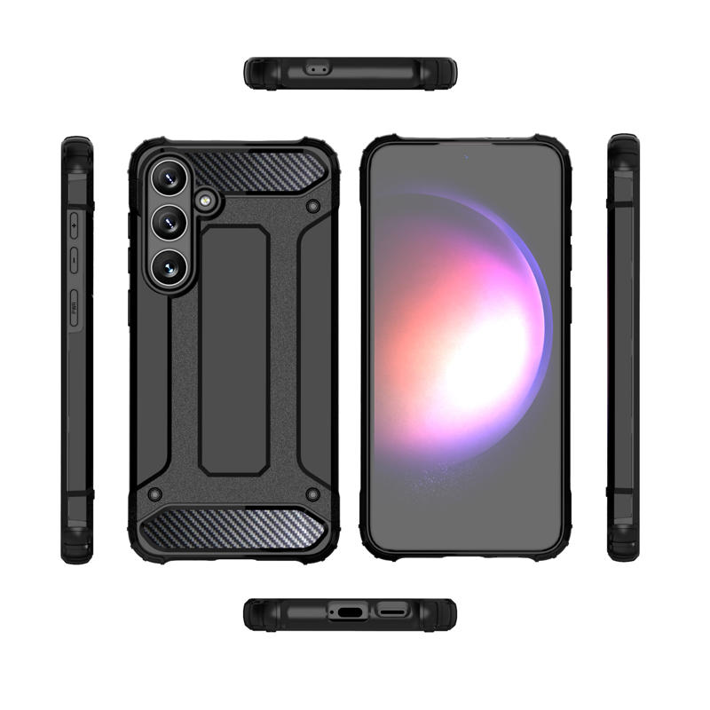 Hybrid Armor Case Rugged Cover (Samsung Galaxy S24 Plus) black