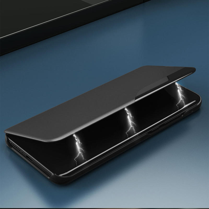 Eco Leather View Elegant Book Case (Samsung Galaxy S24 Plus) black