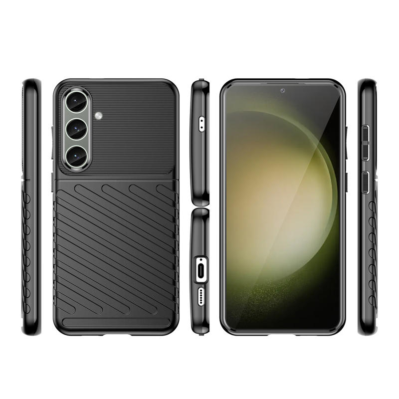 Anti-shock Thunder Case Rugged Cover (Samsung Galaxy S24 Plus) black