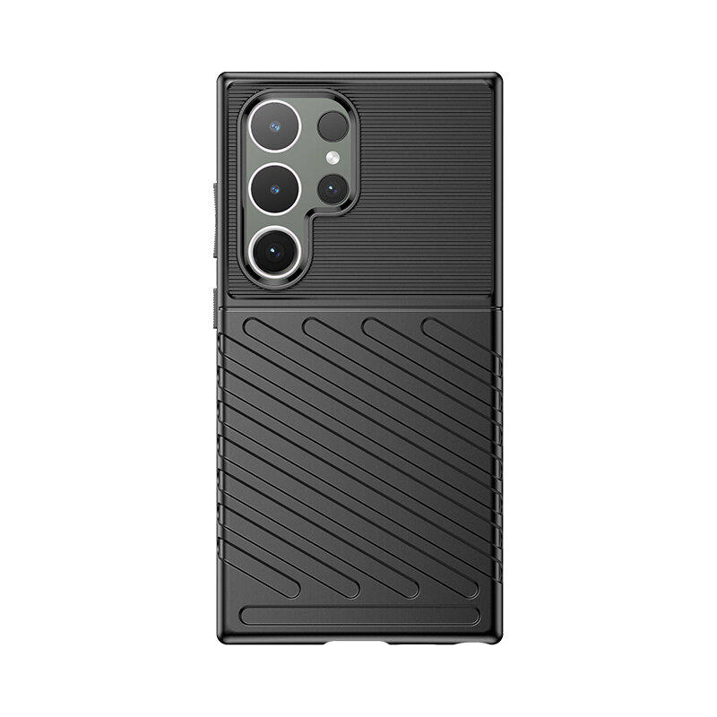 Anti-shock Thunder Case Rugged Cover (Samsung Galaxy S24 Ultra) black