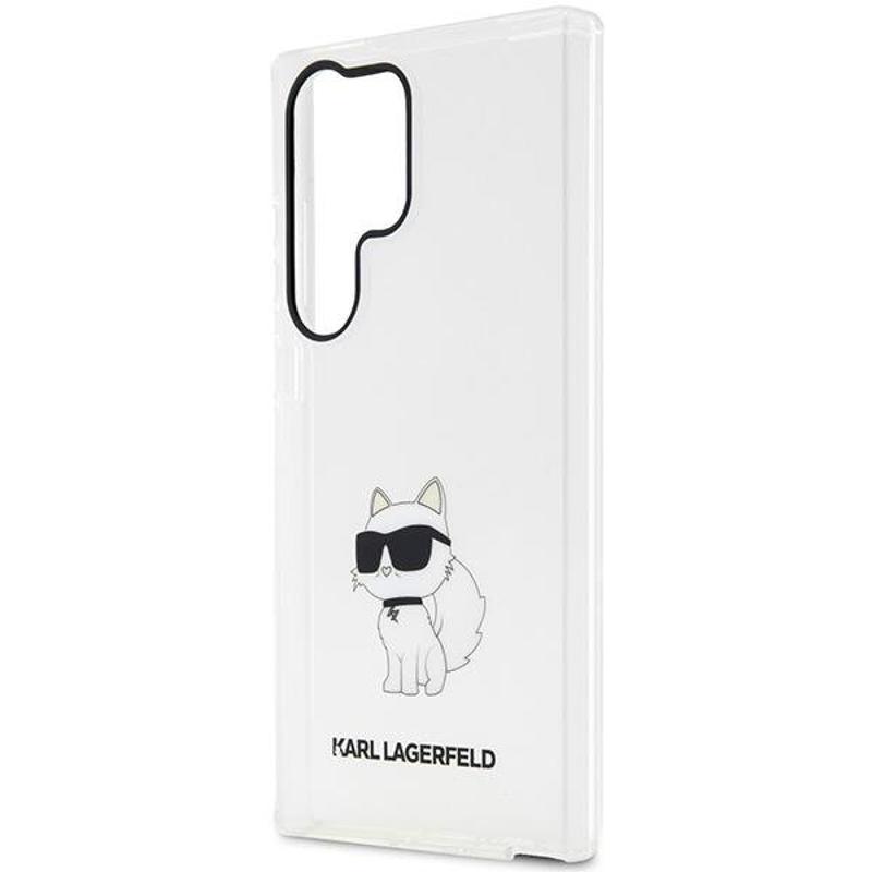 Karl Lagerfeld® Ikonik Choupette Hardcase Cover (Samsung Galaxy S23 Ultra) clear