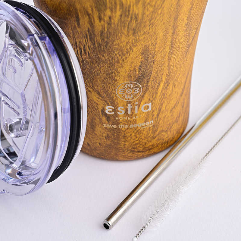 Estia Coffee Mug 350ml Save Τhe Aegean (Sekoya)