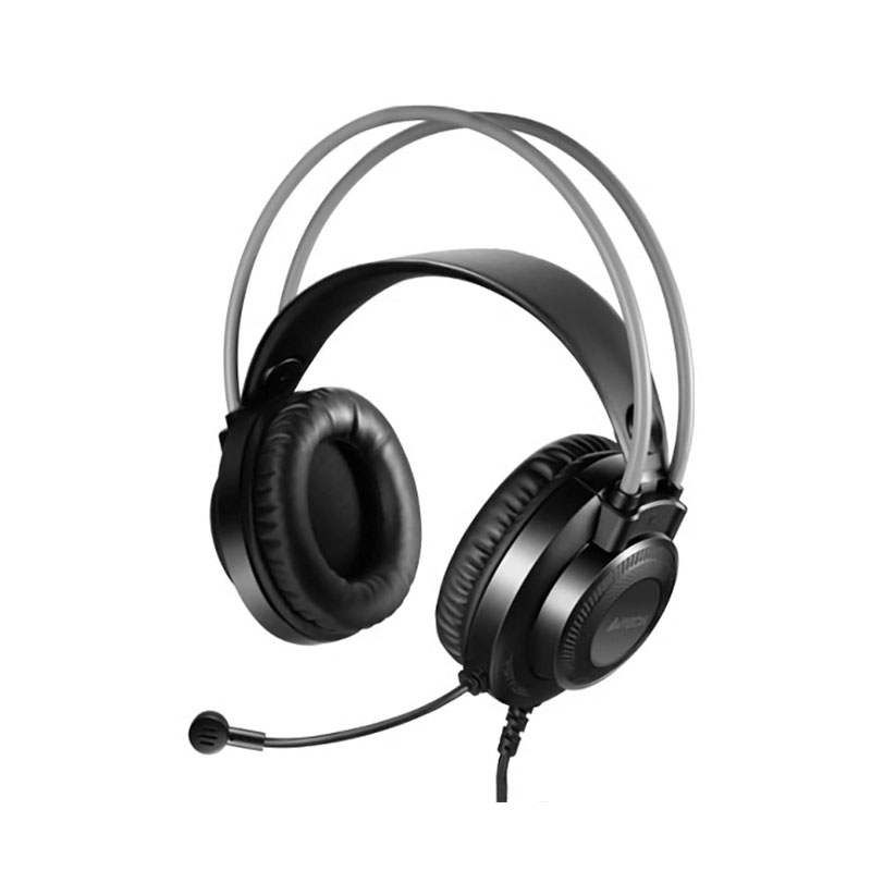 A4TECH Headset FH200U USB 50mm Ακουστικά DSP stereo (black)