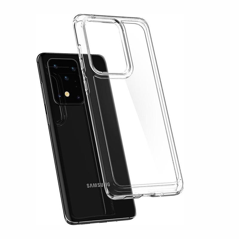 Spigen® Ultra Hybrid™ ACS00713 Case (Samsung Galaxy S20 Ultra) crystal clear