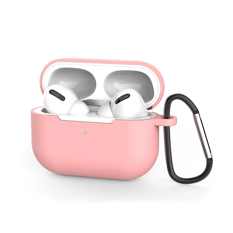 Θήκη σιλικόνης with Hook (Apple Airpods Pro 1 / 2) pink