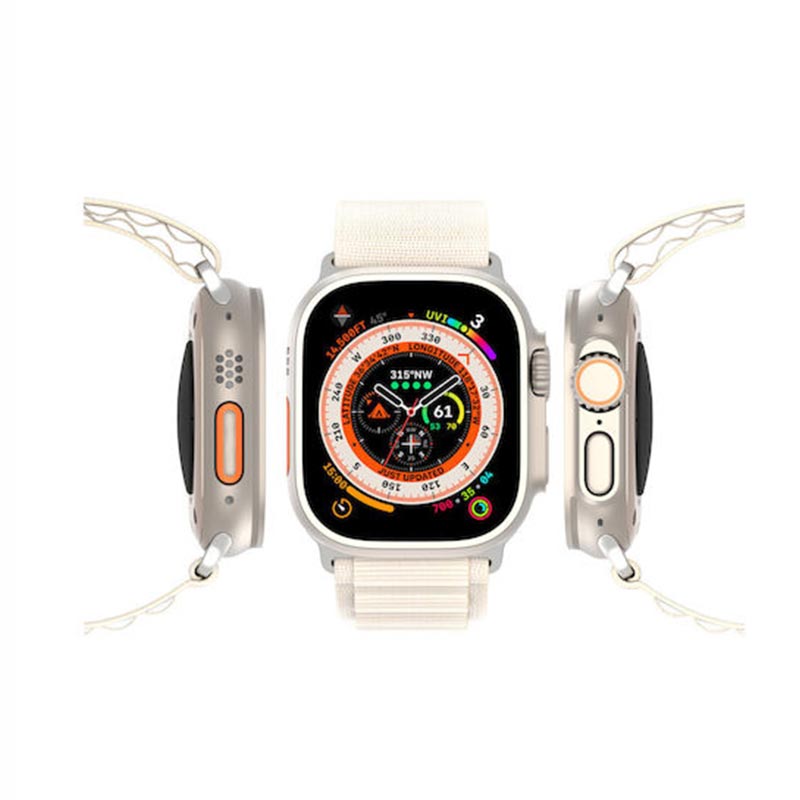 Dux Ducis Strap GS Sport Buckle Λουράκι (Apple Watch All Models) (42/44/45/49mm) white