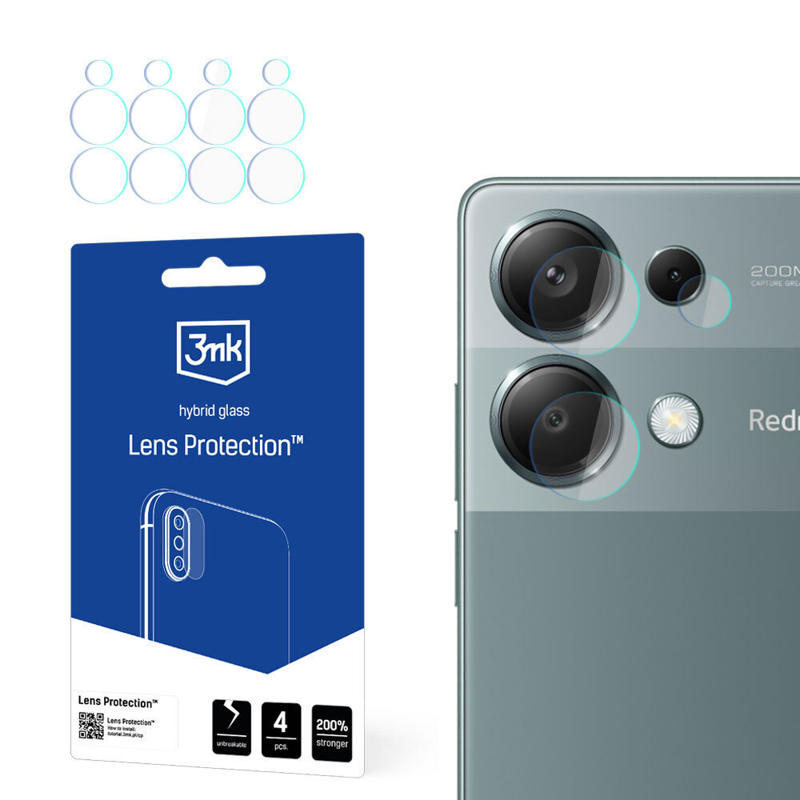 3MK Flexible Camera Lens Protector (Xiaomi Redmi Note 13 Pro 4G)