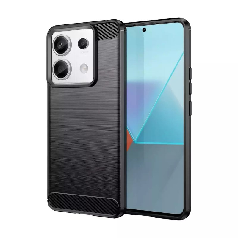 Carbon Case Back Cover (Xiaomi Redmi Note 13 Pro Plus 5G) black