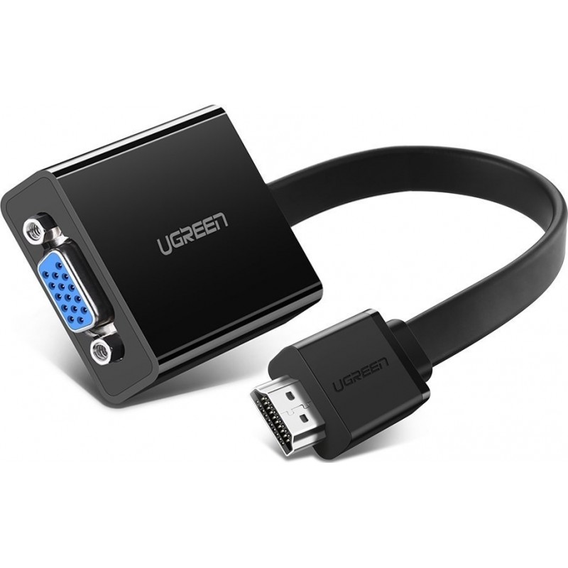 Ugreen Αdapter HDMI (male) - VGA (female) με Υποδοχές 3.5mm Jack Ήχου + Micro USB (40248) black