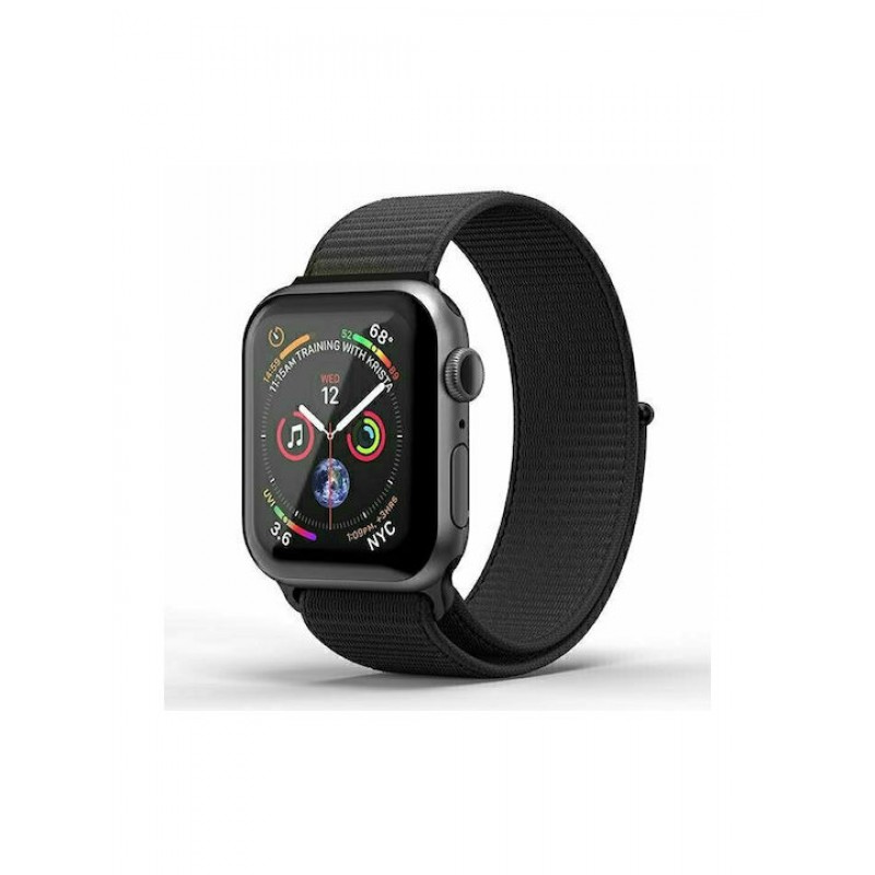 SuperDry Watchband Elastic Fabric Λουράκι (Apple Watch) (38/40/41mm) Nylon Weave black