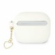 Guess Silicone Charm Heart Collection GUA3LSCHSH Case (Apple AirPods 3) white