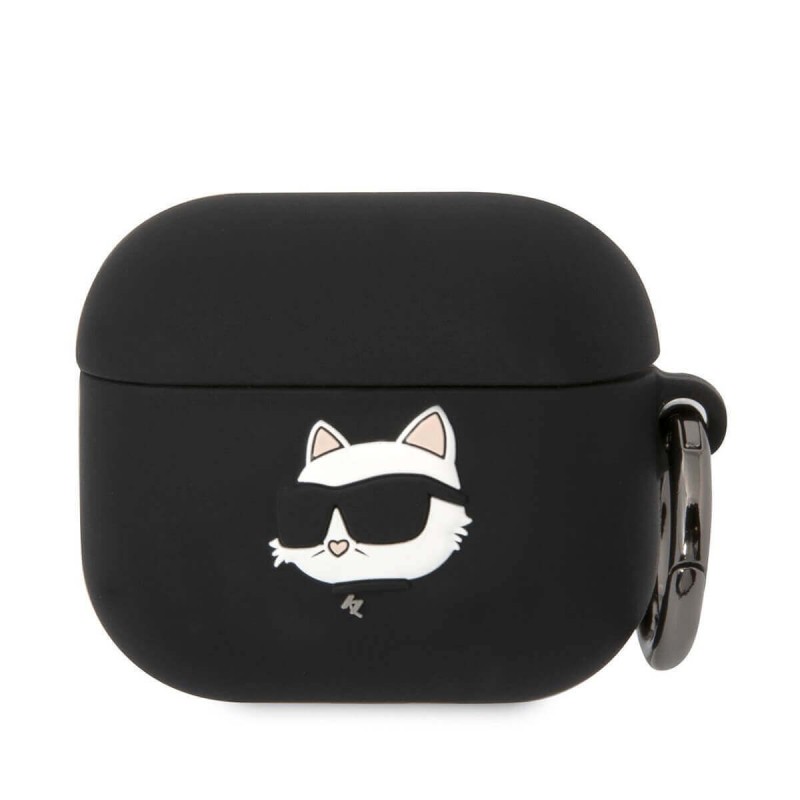 Karl Lagerfeld® 3D NFT Choupette Silicone Case (Apple Airpods 3) black
