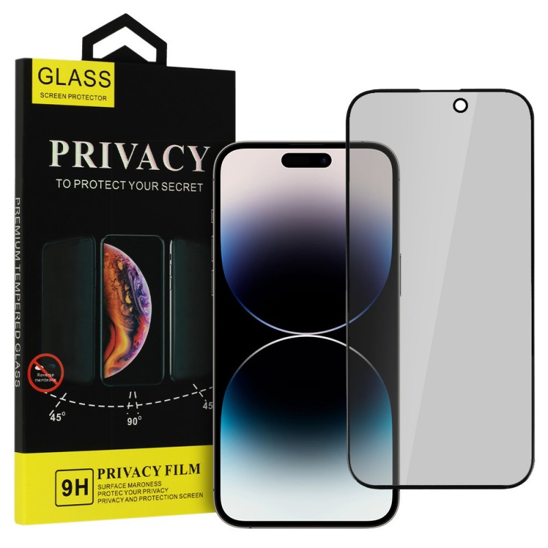 Tempered Glass Privacy Premium (Realme C53 / C51) black