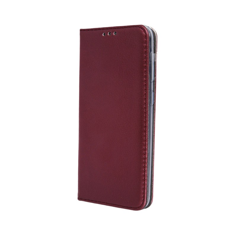 Smart Magnetic Leather Book Cover (Xiaomi Redmi 12) burgundy