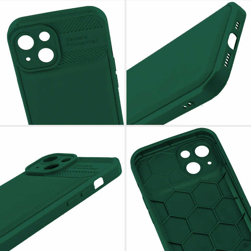 Camera Protected Rubber Armor Case (Xiaomi Redmi 12C) green