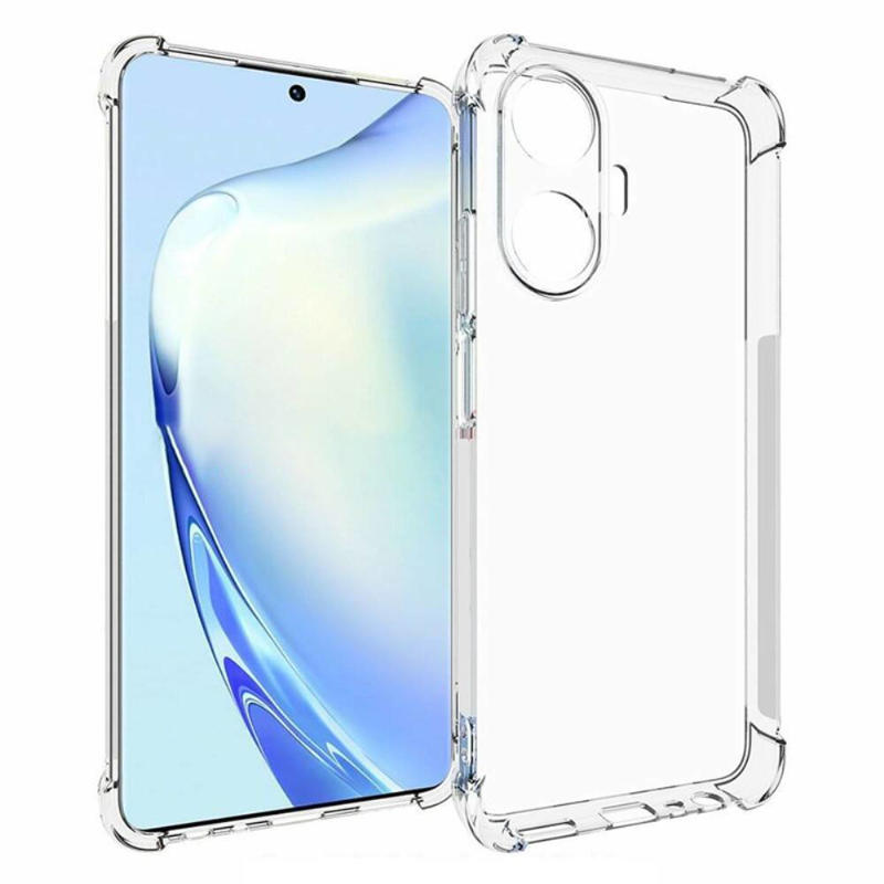 Military Anti-shock Case Back Cover (Realme C55) clear