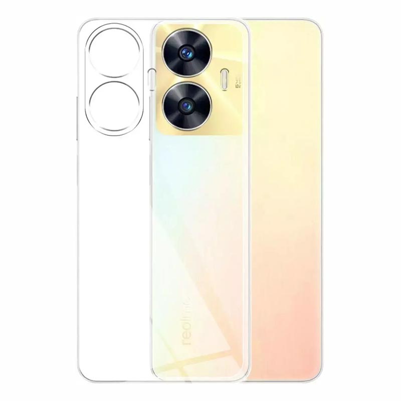 Military Anti-shock Case Back Cover (Realme C55) clear