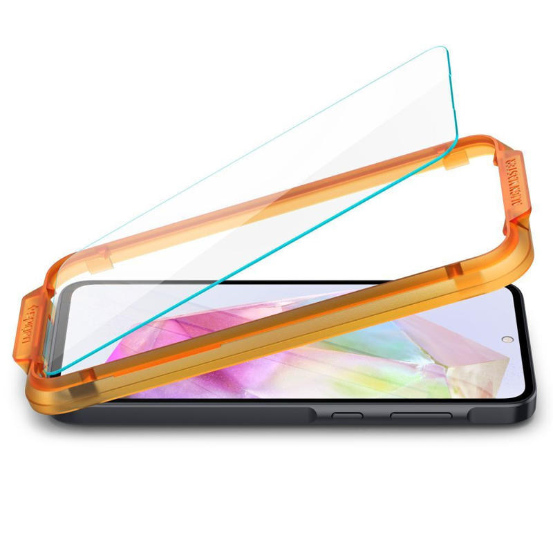 Spigen® GLAS.tR™ ALIGNmaster™ Slim (x2Pack) Full Face Tempered (Samsung Galaxy A35 5G) clear