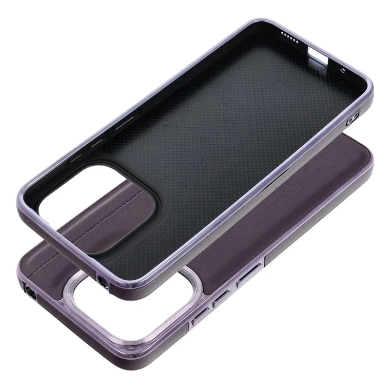 Milano Leather TPU Case (Xiaomi Redmi 12C) dark purple