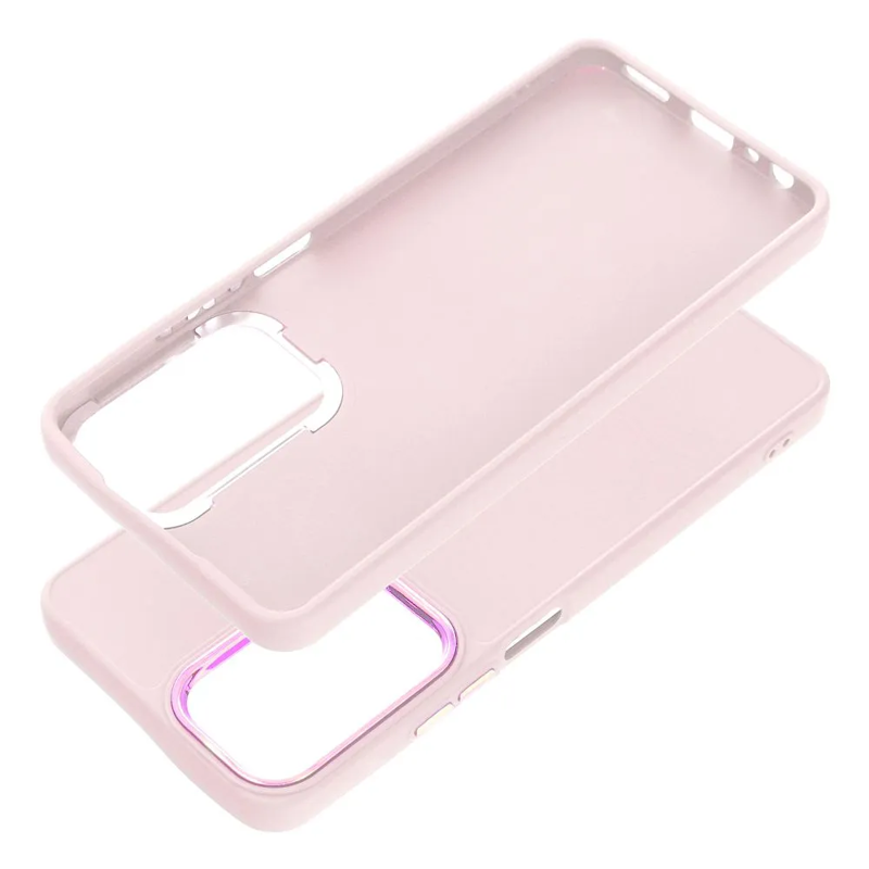 Frame TPU Thin Back Cover Case (Realme C55) powder pink