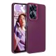 Frame TPU Thin Back Cover Case (Realme C55) violet