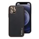 Forcell Elegant Leather Back Cover Case (Samsung Galaxy A25 5G) black