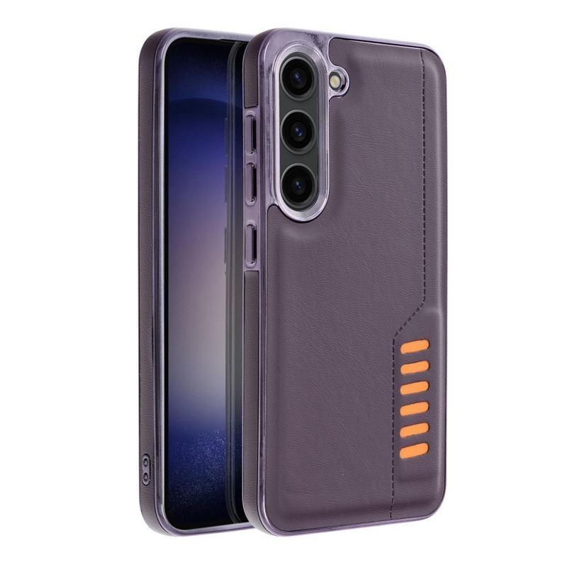 Milano Leather TPU Case (Samsung Galaxy A35 5G) dark purple