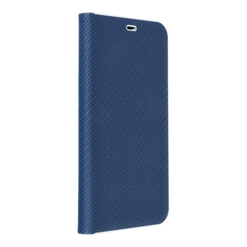 Luna Carbon Book Cover Case (Samsung Galaxy A55 5G) blue