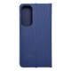 Luna Carbon Book Cover Case (Samsung Galaxy A55 5G) blue