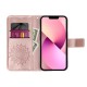 Forcell Mezzo Mandala Book Cover Case (Samsung Galaxy A55 5G) rose gold