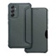 Forcell Razor Carbon Book Cover Case (Samsung Galaxy A55 5G) dark green