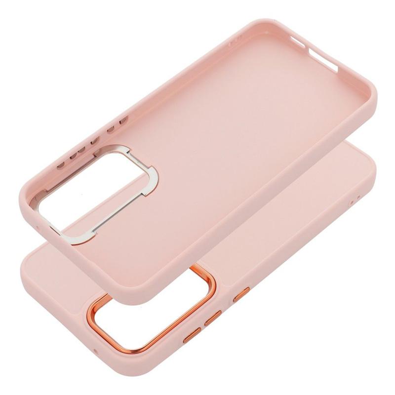 Frame TPU Thin Back Cover Case (Samsung Galaxy A55 5G) powder pink