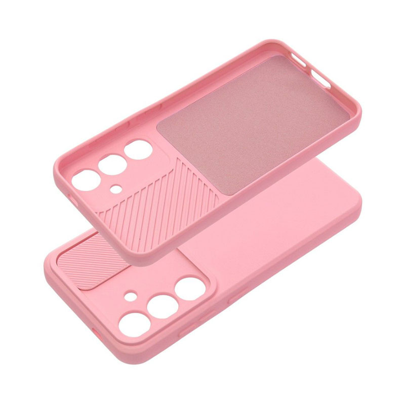 Forcell Cam Slider Case Back Cover (Samsung Galaxy A55 5G) light pink