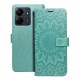 Forcell Mezzo Mandala Book Cover Case (Xiaomi Redmi 13C / Poco C65) green