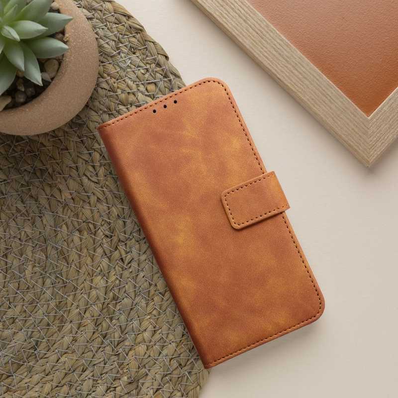 Forcell Tender Book Cover Case (Xiaomi Redmi 13C / Poco C65) brown