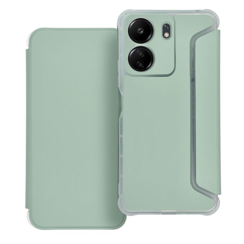 Piano Book Leather Case (Xiaomi Redmi 13C / Poco C65) light green