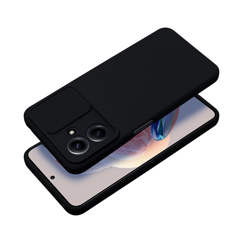 Forcell Cam Slider Case Back Cover (Xiaomi Redmi 13C / Poco C65) black