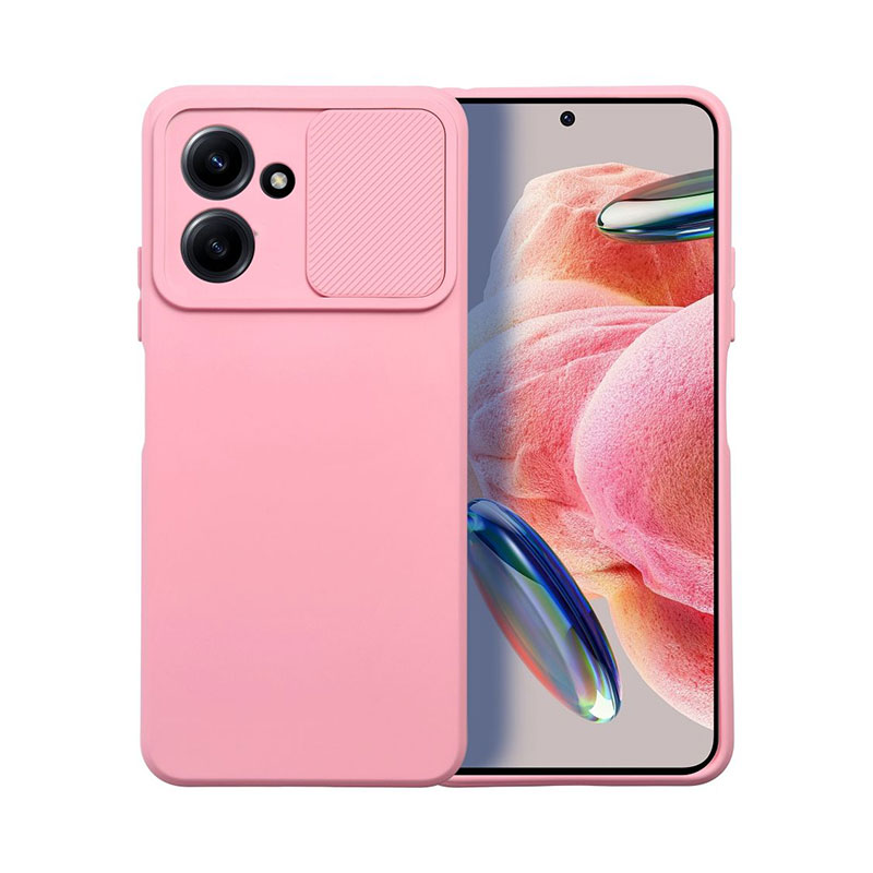 Forcell Cam Slider Case Back Cover (Xiaomi Redmi 13C / Poco C65) light pink