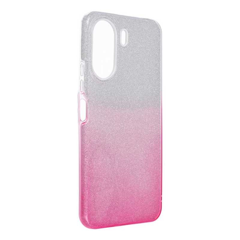 Glitter Shine Case Back Cover (Xiaomi Redmi 13C / Poco C65) silver-pink