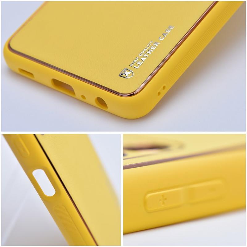 Forcell Elegant Leather Back Cover Case (Xiaomi Redmi 13C / Poco C65) yellow