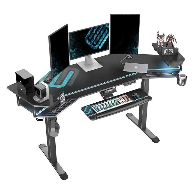 Gaming Desk Γραφείο Eureka Ergonomic® ERK-ES71 180x60x75εκ.