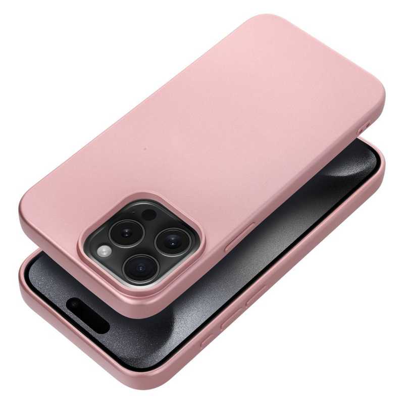 Forcell Metallic Color Case (iPhone 15 Pro Max) pink