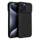 Forcell Cam Slider Case Back Cover (iPhone 15 Pro Max) black