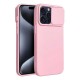 Forcell Cam Slider Case Back Cover (iPhone 15 Pro Max) light pink