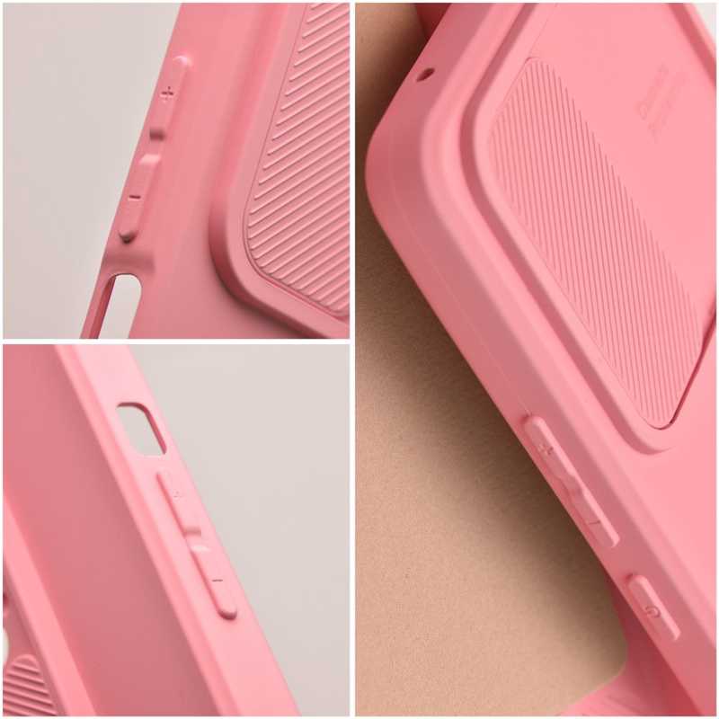 Forcell Cam Slider Case Back Cover (iPhone 15 Pro Max) light pink